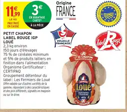 Intermarché Hyper LOUÉ Petit chapon label rouge igp offre