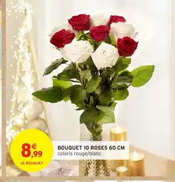 Intermarché Hyper Bouquet 10 roses offre