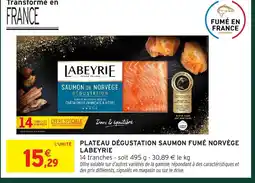 Intermarché Hyper LABEYRIE Plateau dégustation saumon fumé norvège offre