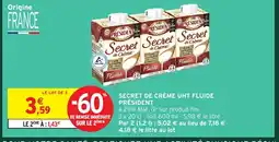 Intermarché Hyper PRÉSIDENT Secret de crème uht fluide offre