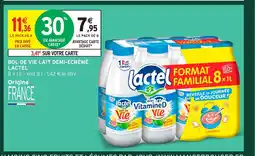 Intermarché Hyper LACTEL Bol de vie lait demi-écrémé offre