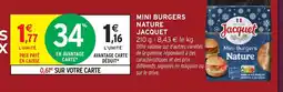 Intermarché Hyper JACQUET Mini burgers nature offre