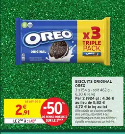 Intermarché Hyper OREO Biscuits original offre