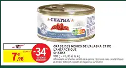 Intermarché Hyper CHATKA Crabe des neiges de l'alaska et de l'antarctique offre