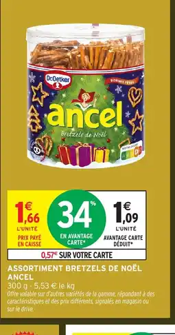 Intermarché Hyper ANCEL Assortiment bretzels de noël offre