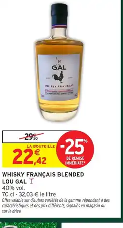 Intermarché Hyper LOU GAL Whisky français blended offre
