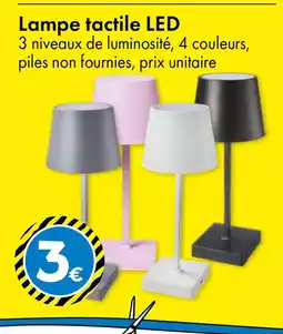 TEDi Lampe tactile led offre