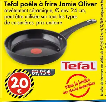 TEDi TEFAL poêle à frire Jamie Oliver offre