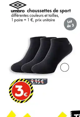 TEDi UMBRO Cde sport offre