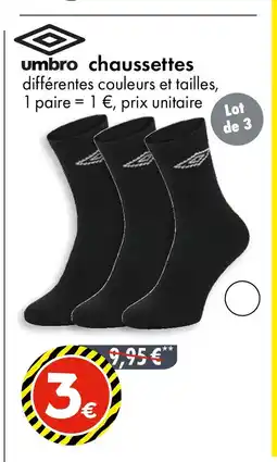 TEDi UMBRO Chaussettes offre