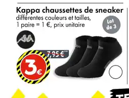 TEDi KAPPA chaussettes de sneaker offre