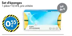 TEDi Set d'éponges offre