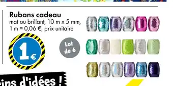 TEDi Rubans cadeau offre