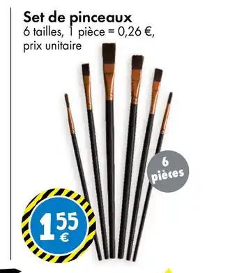 TEDi Set de pinceaux offre