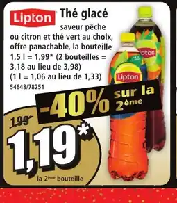 Norma LIPTON Thé glacé offre
