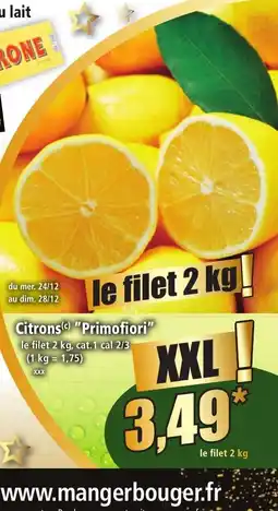 Norma Citrons Primofiori offre