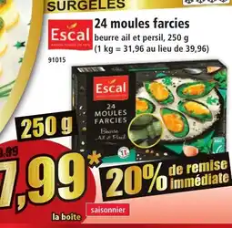 Norma ESCAL 24 moules farcies offre