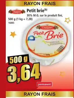 Norma CHAIGNET Petit Brie offre