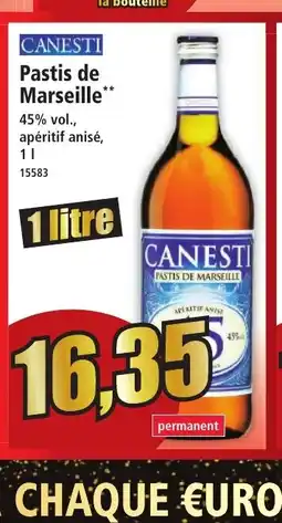 Norma CANESTI Pastis de Marseille offre