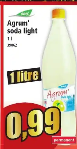 Norma Agrum soda light offre
