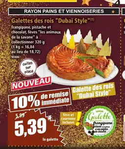Norma Galettes des rois Dubaï Style offre