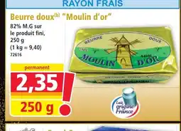 Norma MOULIN D'OR Beurre doux offre