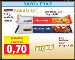 Norma Pâte à tarte offre