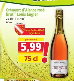 Norma LOUIS ENGLER Crémant d'Alsace rosé brut offre