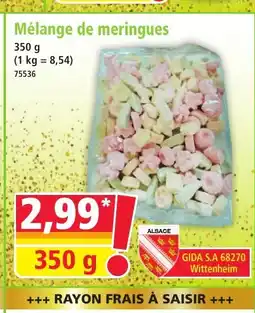 Norma Mélange de meringues offre