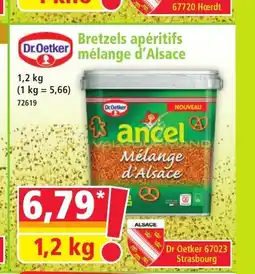 Norma DR OETKER Bretzels apéritifs mélange d'Alsace offre