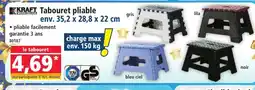 Norma KRAFT Tabouret pliable offre