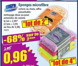 Norma SAUBERMAX Eponges microfibre offre