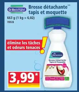 Norma DR BECKMANN Brosse détachante tapis et moquette offre
