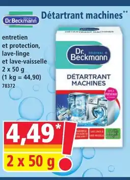 Norma DR BECKMANN Détartrant machines offre