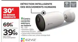 Carrefour Caméra connectée extérieure sur batterie offre