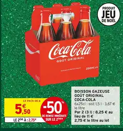 Intermarché Contact Coca-cola boisson gazeuse goût original offre