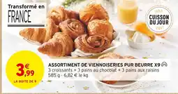 Intermarché Assortiment de viennoiseries pur beurre offre