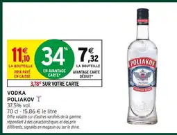 Intermarché Poliakov vodka offre