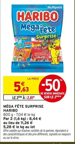 Intermarché Haribo méga fête surprise offre