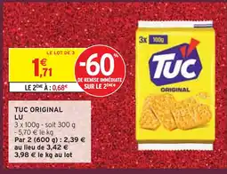 Intermarché Lu tuc original offre