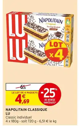 Intermarché Lu napolitain classique offre