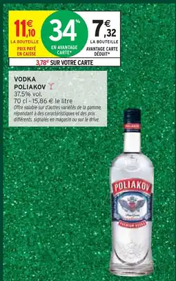 Intermarché Express Poliakov vodka offre