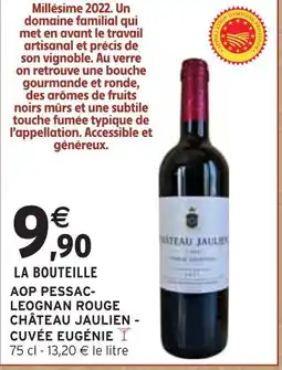 Intermarché Express Château jaulien aop pessac-leognan rouge - cuvée eugénie offre