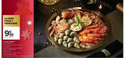 Carrefour Drive La part pour 1 personne offre