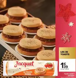 Carrefour Drive Jacquet - toasts fondé offre