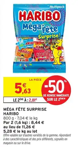 Intermarché Méga fête surprise haribo offre