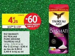 Intermarché Riz basmati du penjab pure origine taureau ailé offre