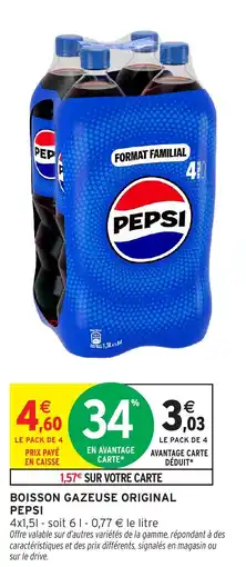 Intermarché Boisson gazeuse original pepsi offre