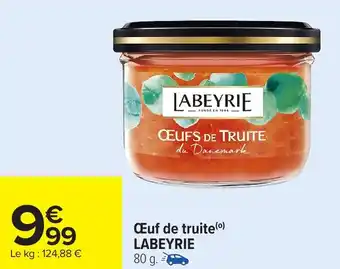 Œuf de truite labeyrie