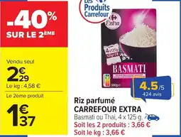 Carrefour Market Riz parfumé carrefour extra offre